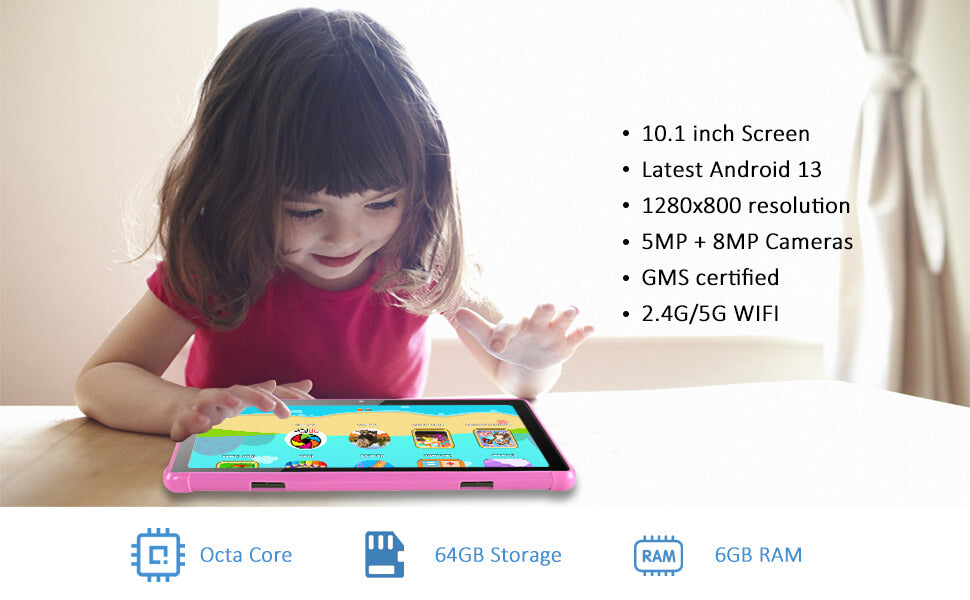 Wainyok P10S 10.1 Inch Android Tablet
